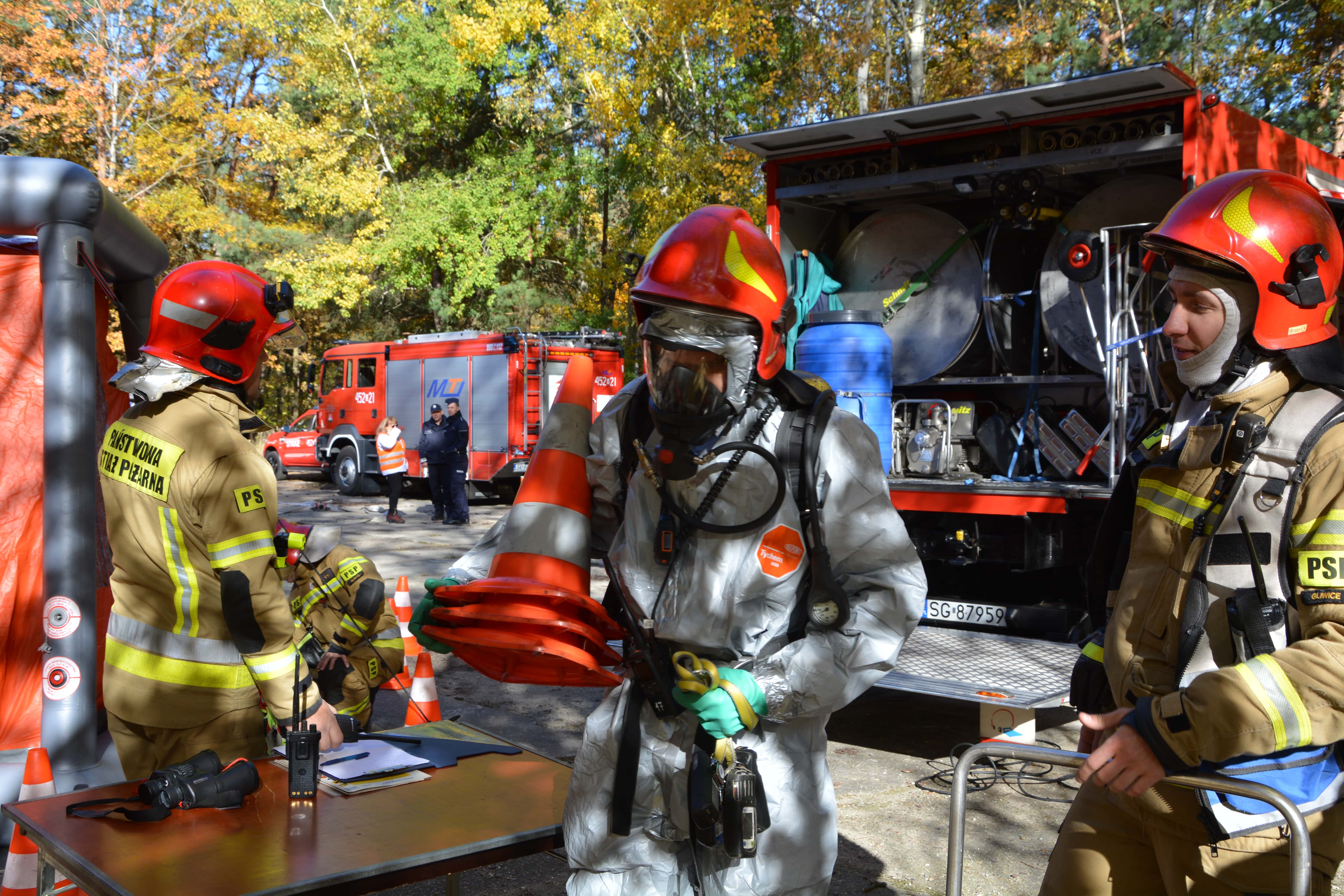 Strażacy ćwiczyli w Nitroergu