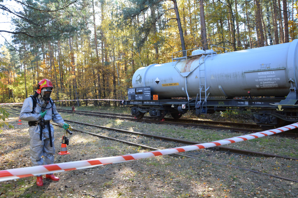 Strażacy ćwiczyli w Nitroergu