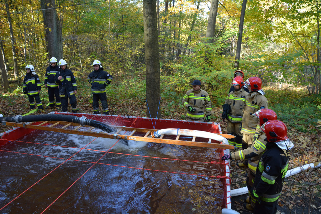 Strażacy ćwiczyli w Nitroergu