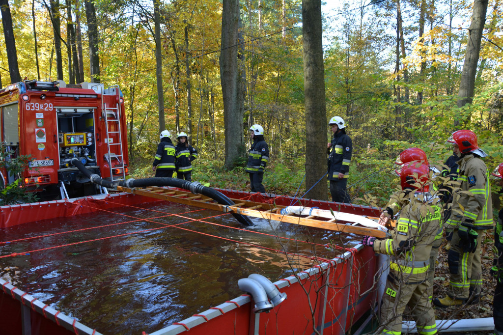 Strażacy ćwiczyli w Nitroergu