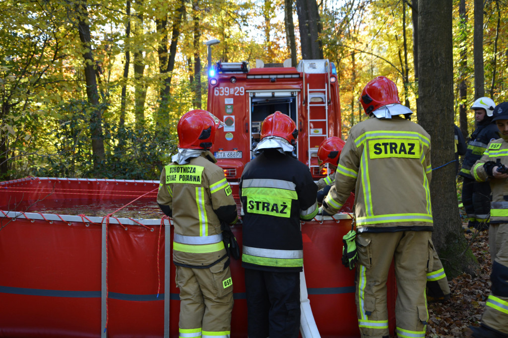 Strażacy ćwiczyli w Nitroergu