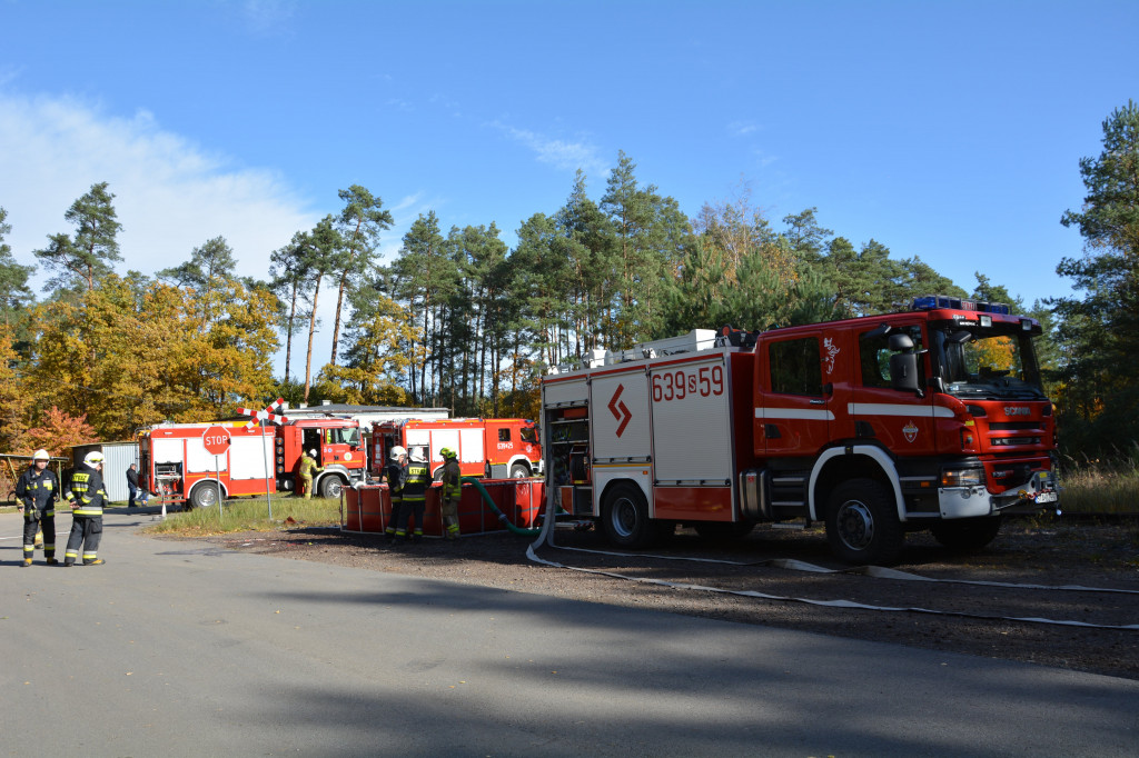 Strażacy ćwiczyli w Nitroergu