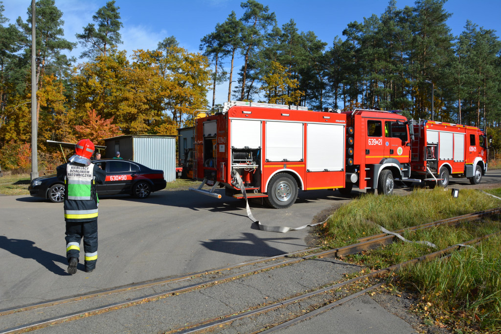 Strażacy ćwiczyli w Nitroergu