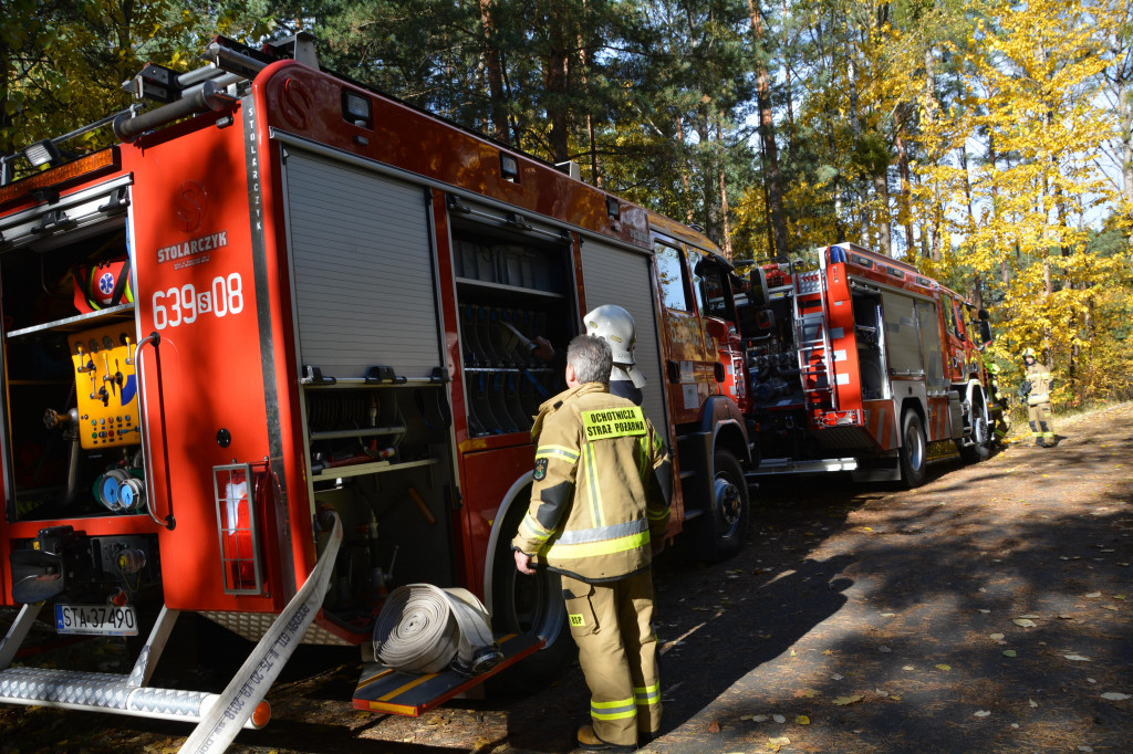 Strażacy ćwiczyli w Nitroergu