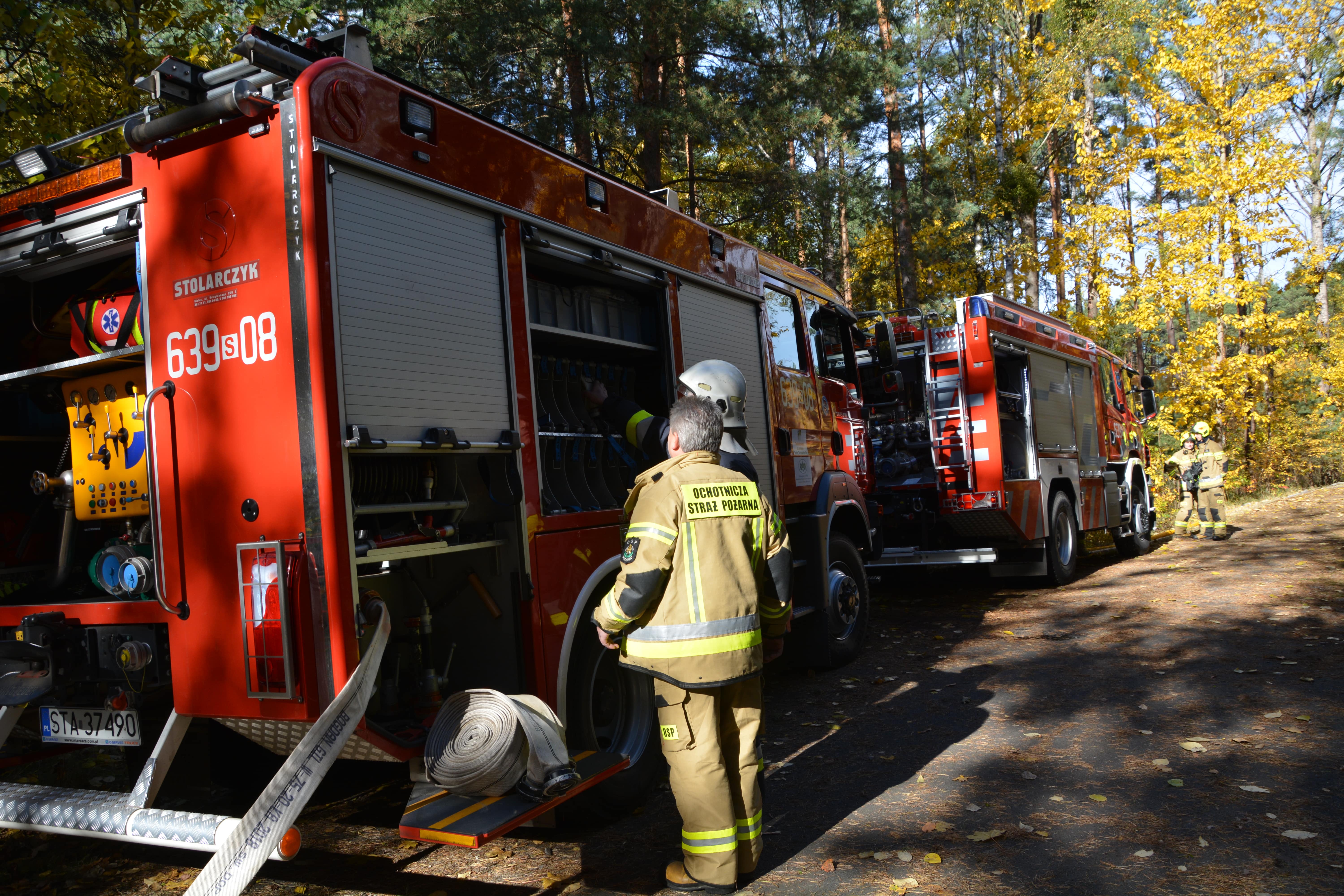 Strażacy ćwiczyli w Nitroergu