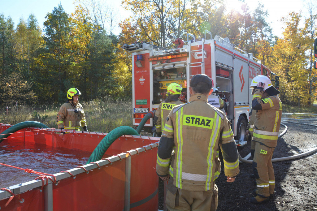 Strażacy ćwiczyli w Nitroergu