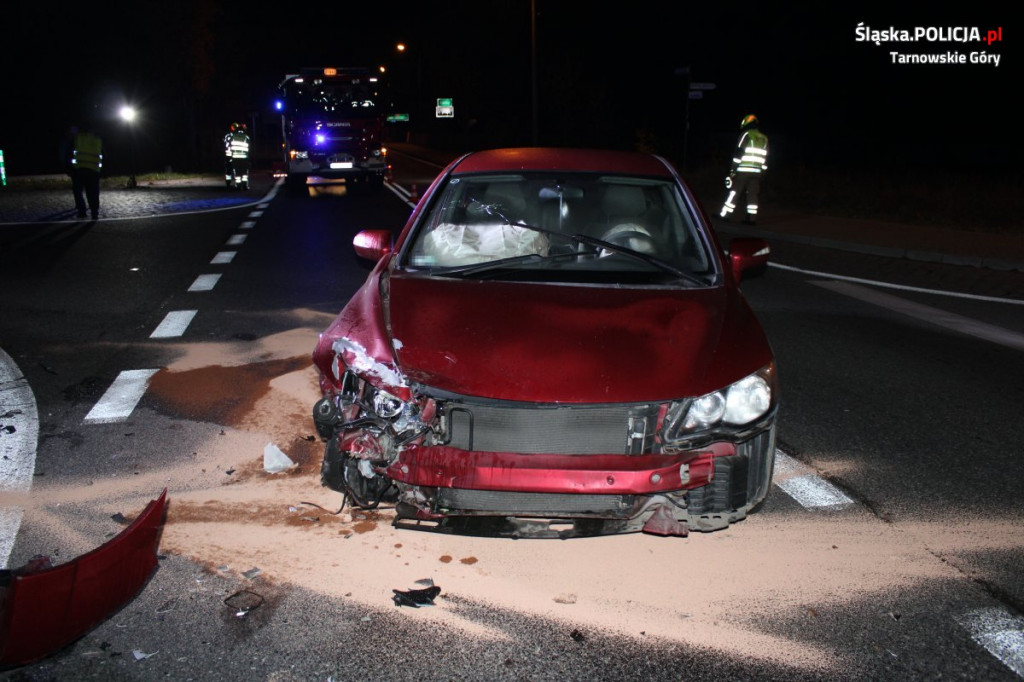 Wypadek w Celinach, kolizja na A1 przy lotnisku
