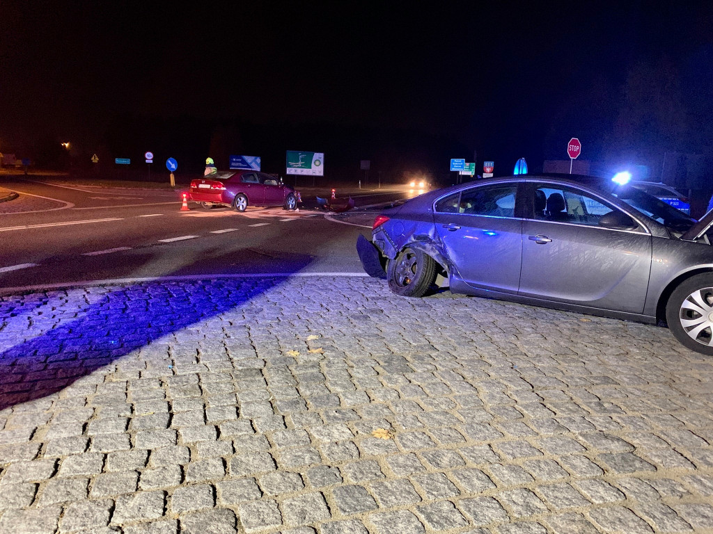 Wypadek w Celinach, kolizja na A1 przy lotnisku