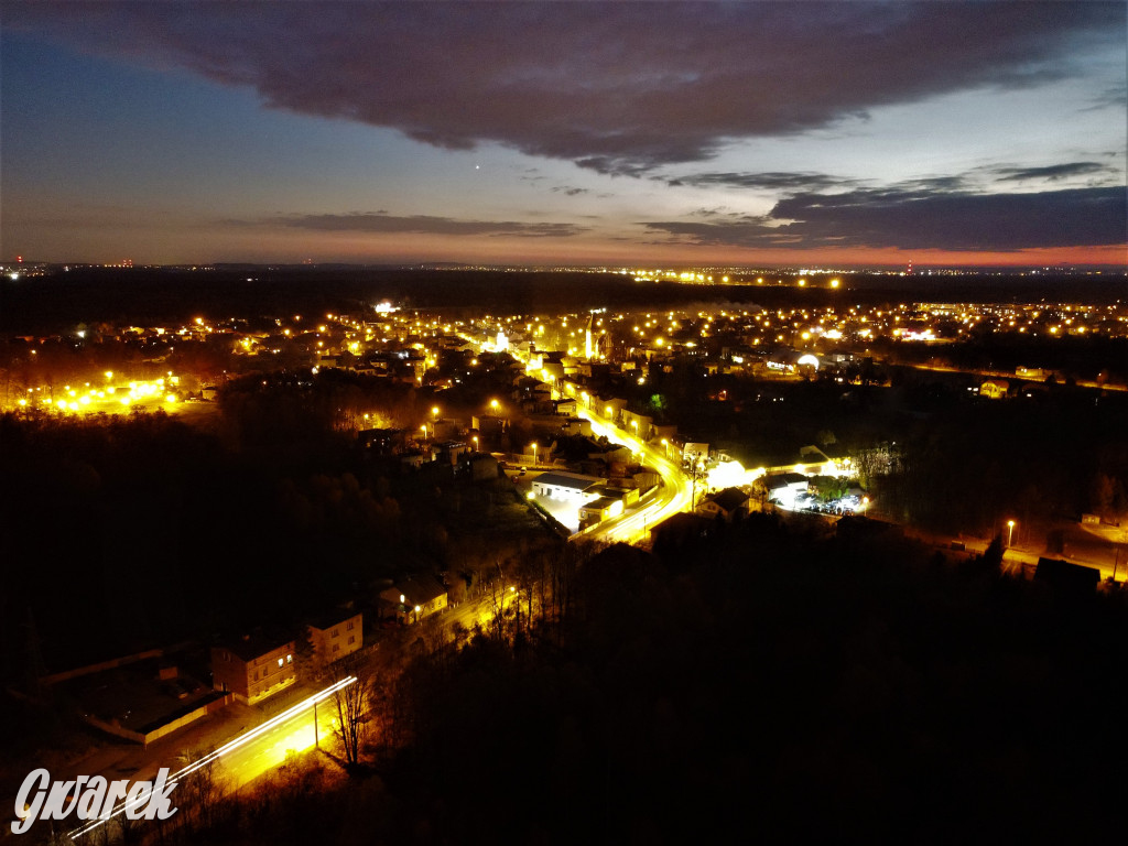 Miasteczko Śląskie. Takie tu widoki wieczorem