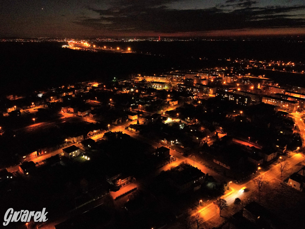 Miasteczko Śląskie. Takie tu widoki wieczorem