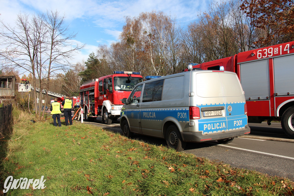 Tarnowskie Góry. Spłonęło 9 kontenerów
