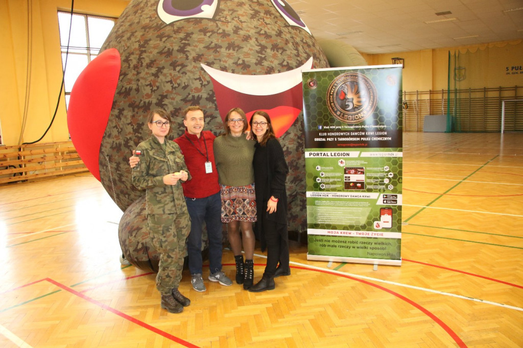 Akcja w koszarach. Oddali krew