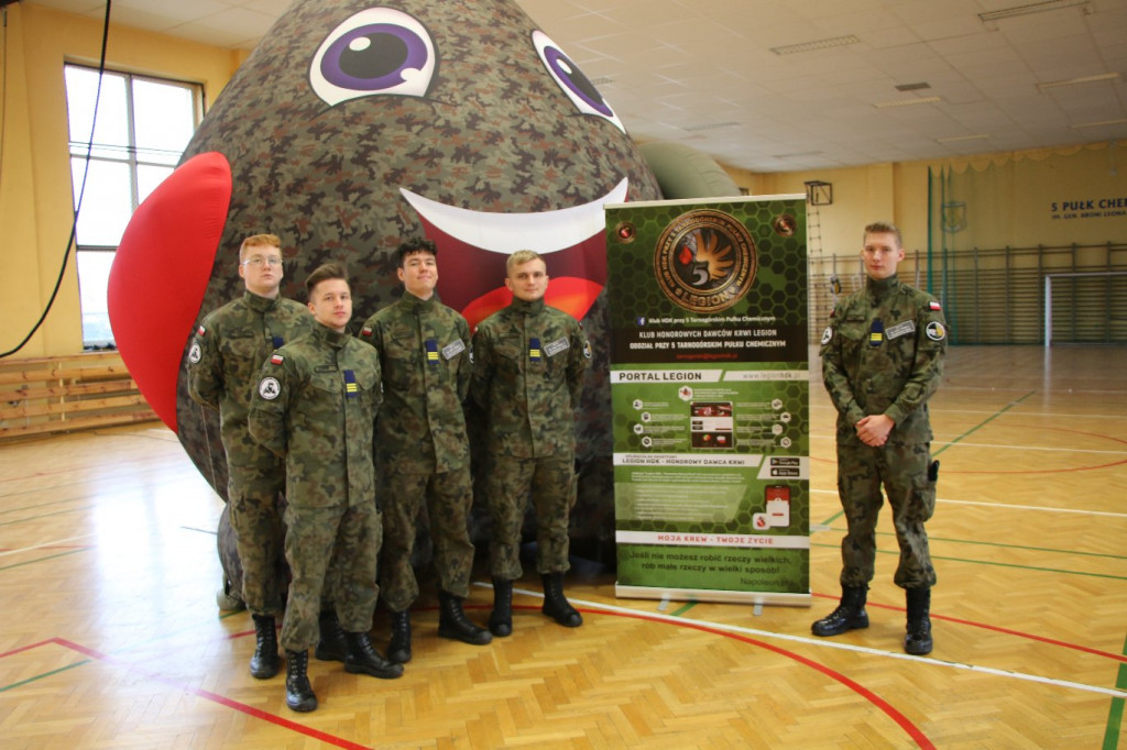 Akcja w koszarach. Oddali krew