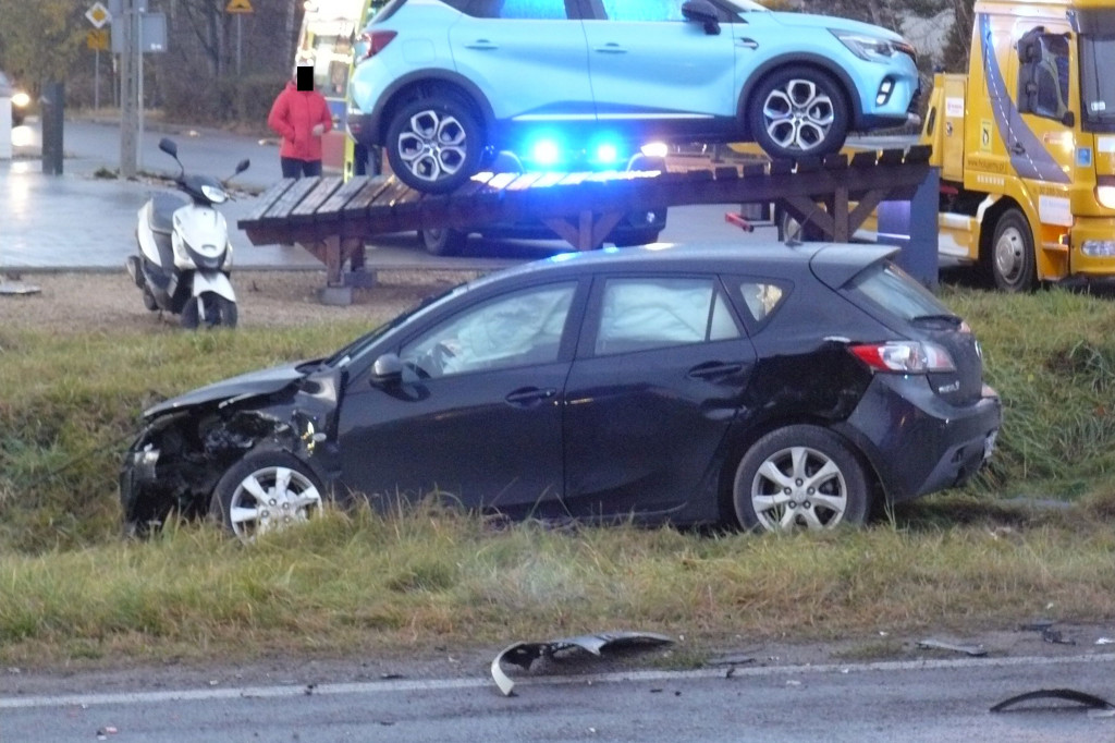 Tarnowskie Góry. Wypadek na Gliwickiej