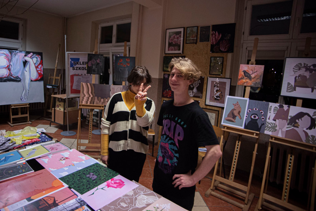 Kiermasz w Zespole Szkół Artystyczno-Projektowych