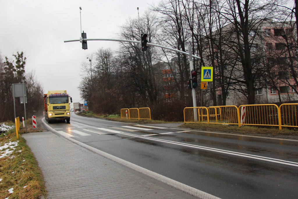 Tarnowskie Góry. Sygnalizacja świetlna na obwodnicy