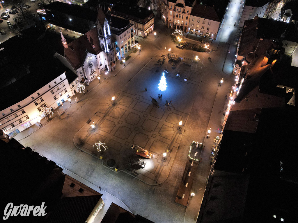Tarnowskie Góry. Rynek gotowy na Boże Narodzenie