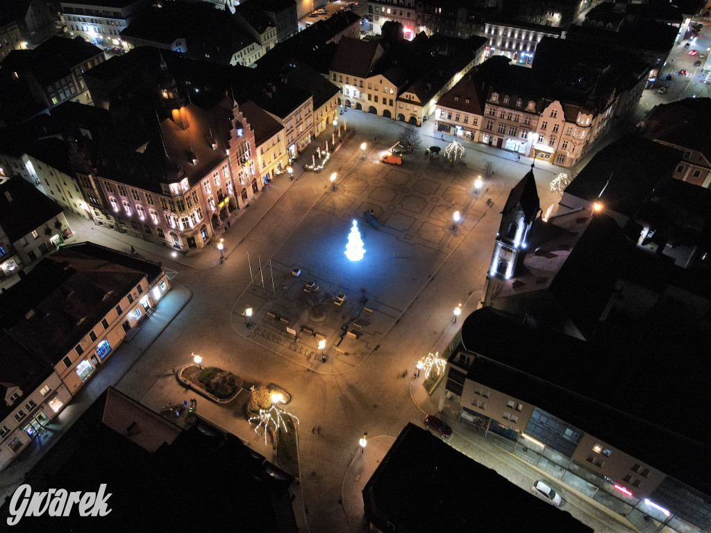 Tarnowskie Góry. Rynek gotowy na Boże Narodzenie