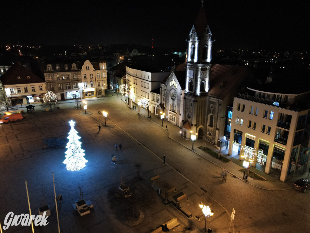Tarnowskie Góry. Rynek gotowy na Boże Narodzenie