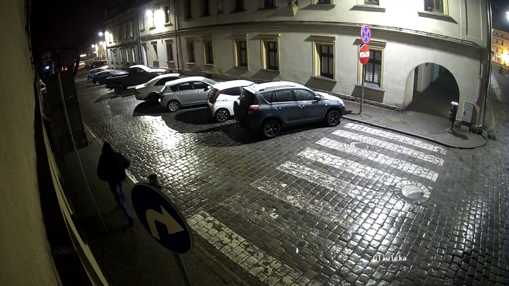 Wandal w centrum Tarnowskich Gór