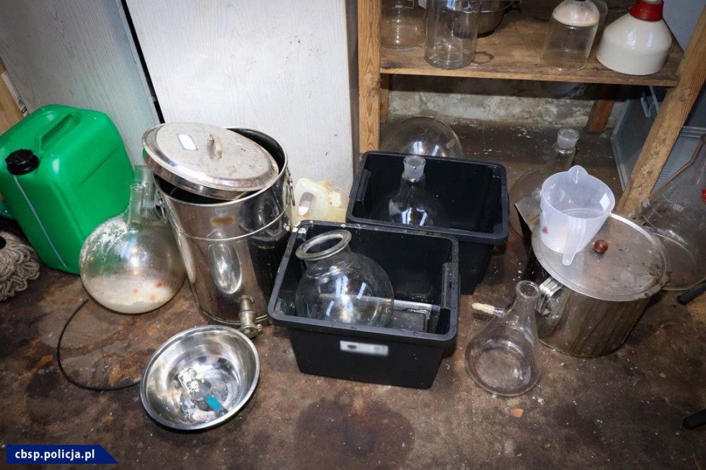 Policja zlikwidowała laboratorium narkotykowe
