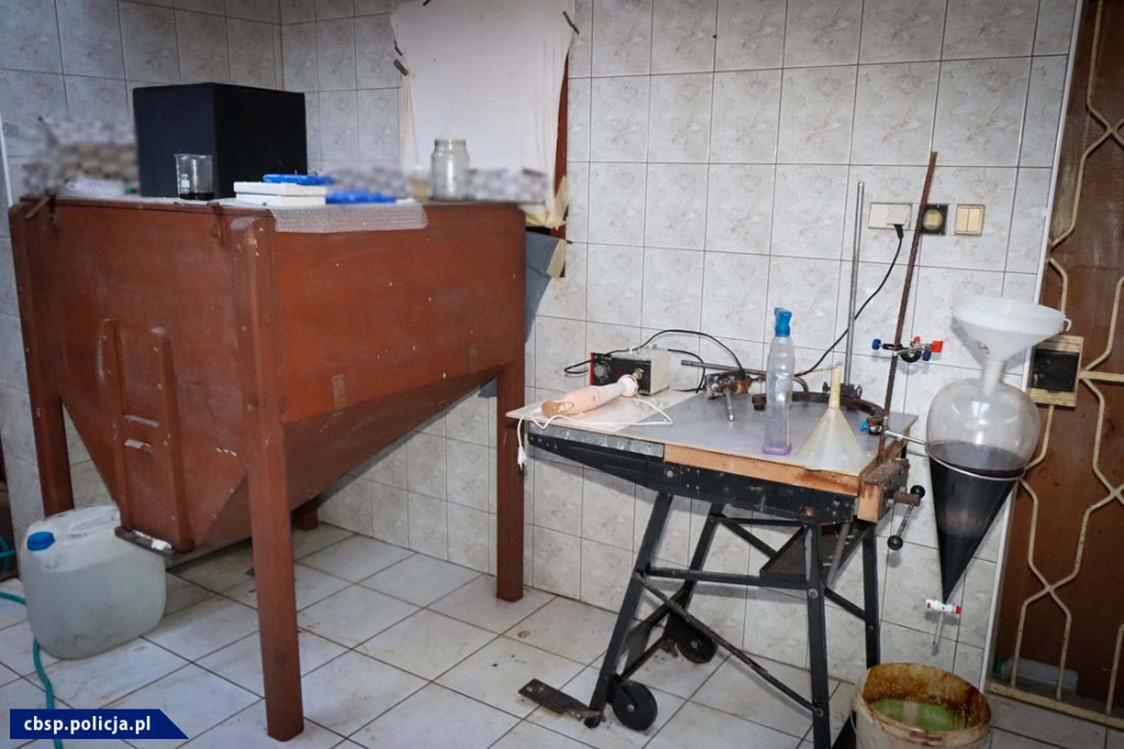 Policja zlikwidowała laboratorium narkotykowe