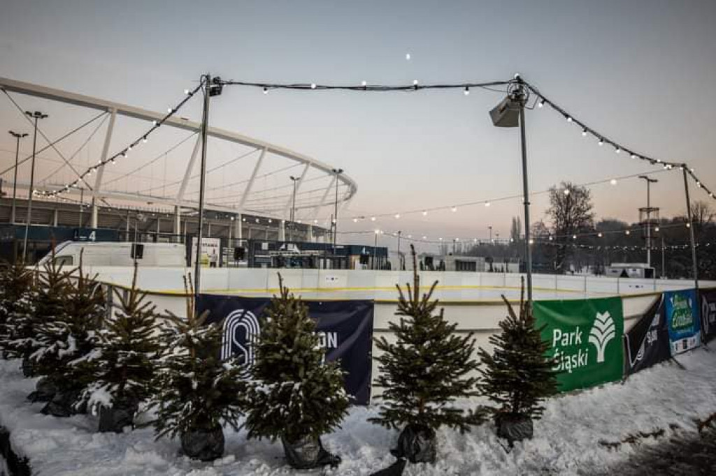 Lodowisko przy Stadionie Śląskim. Wstęp za 1 zł