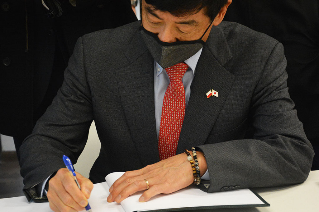 Ambasador Japonii zwiedził Tarnowskie Góry