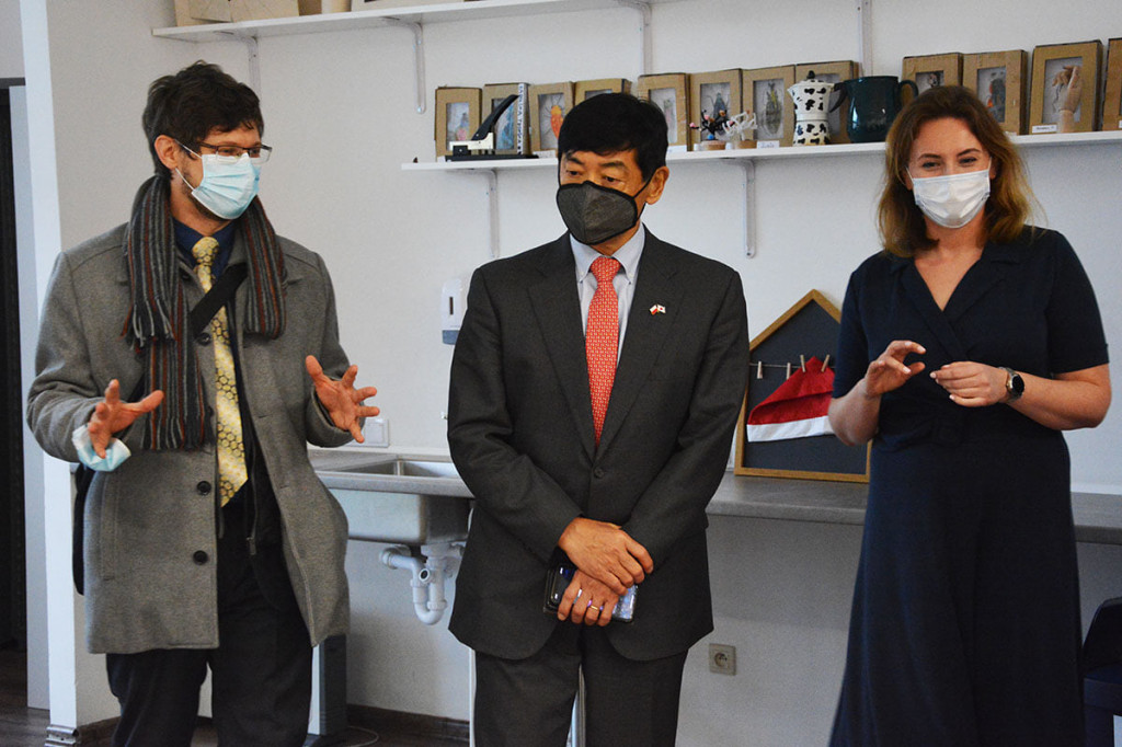 Ambasador Japonii zwiedził Tarnowskie Góry