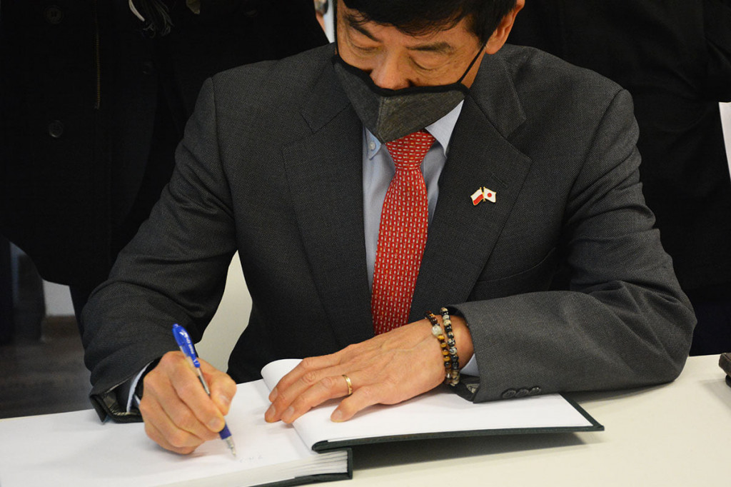 Ambasador Japonii zwiedził Tarnowskie Góry