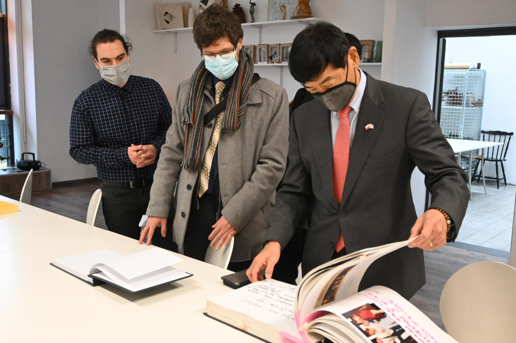 Ambasador Japonii zwiedził Tarnowskie Góry