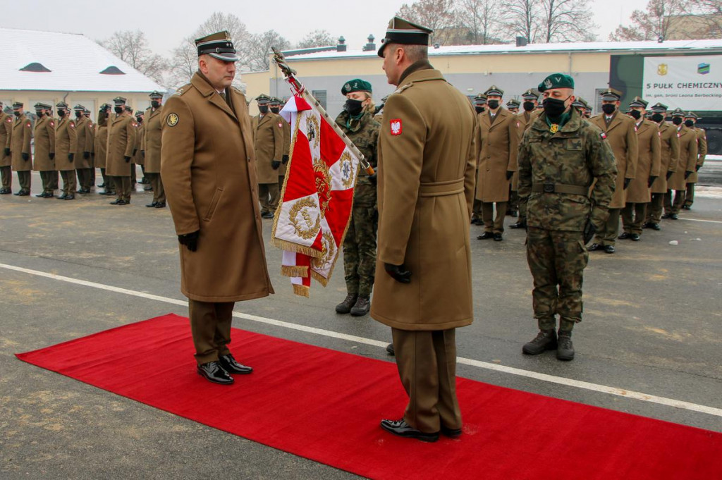 Nowy dowódca 5. Pułku Chemicznego