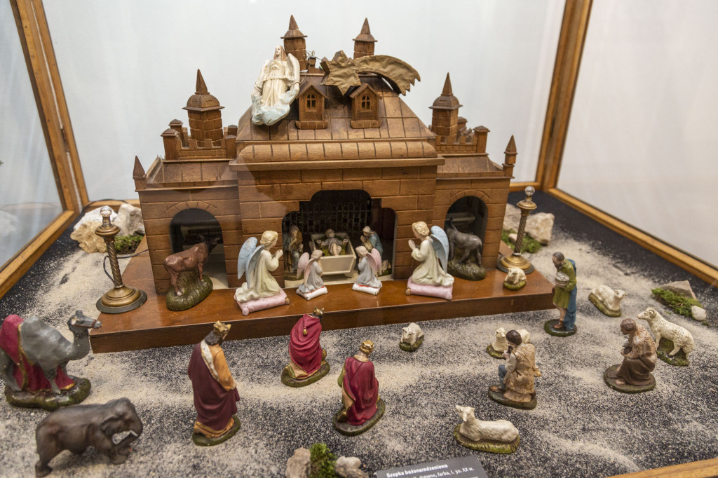 Wystawa szopek i betlejek w muzeum w Bytomiu