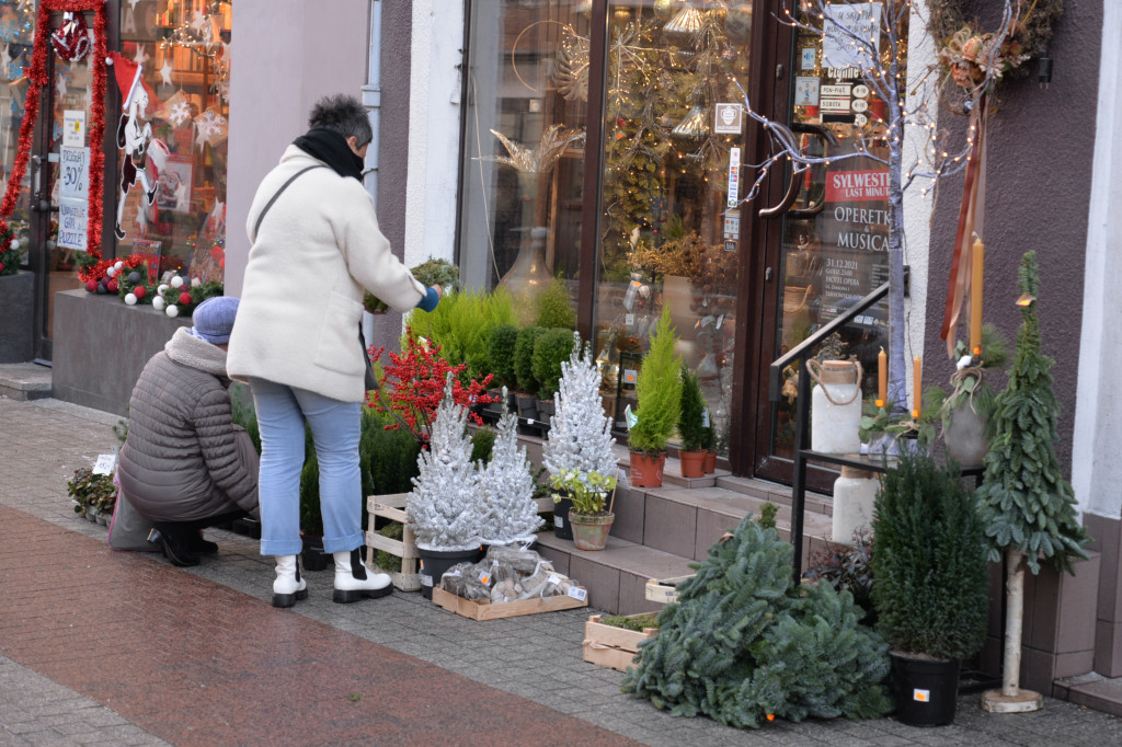 Tarnowskie Góry. Krakowska w świątecznym klimacie