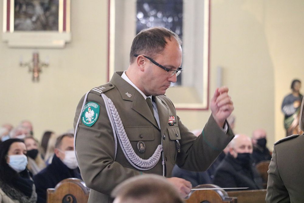 Straż graniczna grała w kościele kolędy