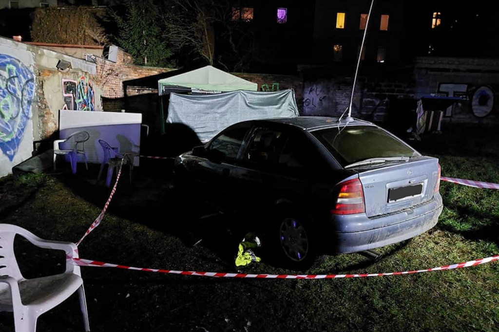 Sylwestrowy pożar samochodu