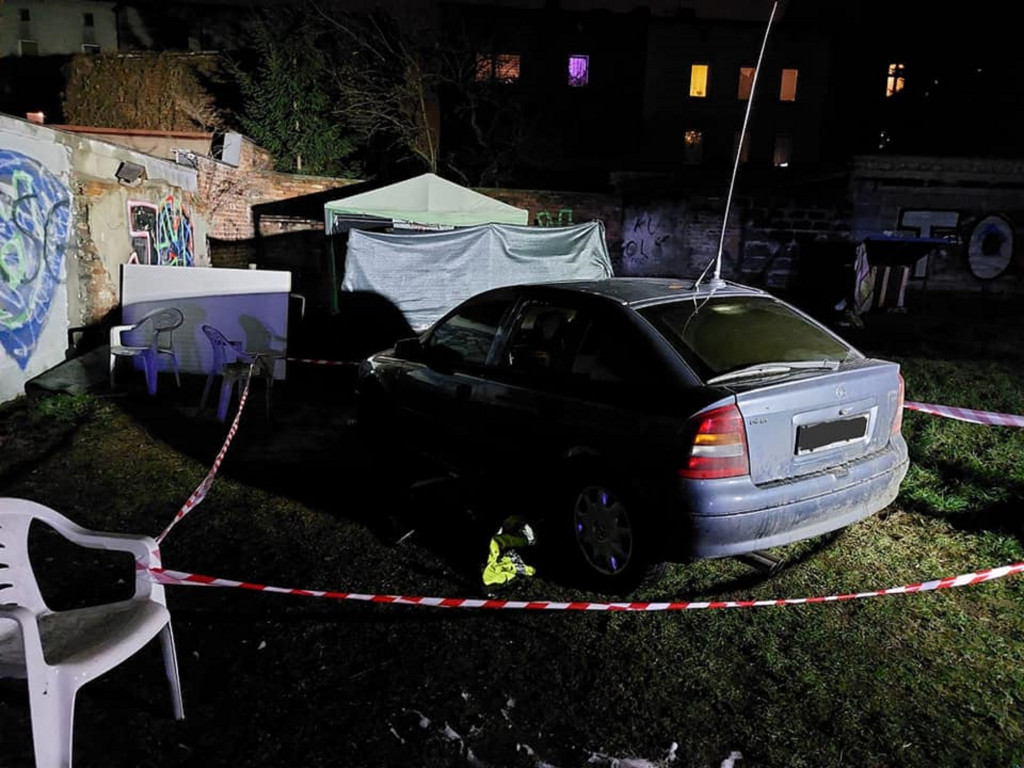 Sylwestrowy pożar samochodu