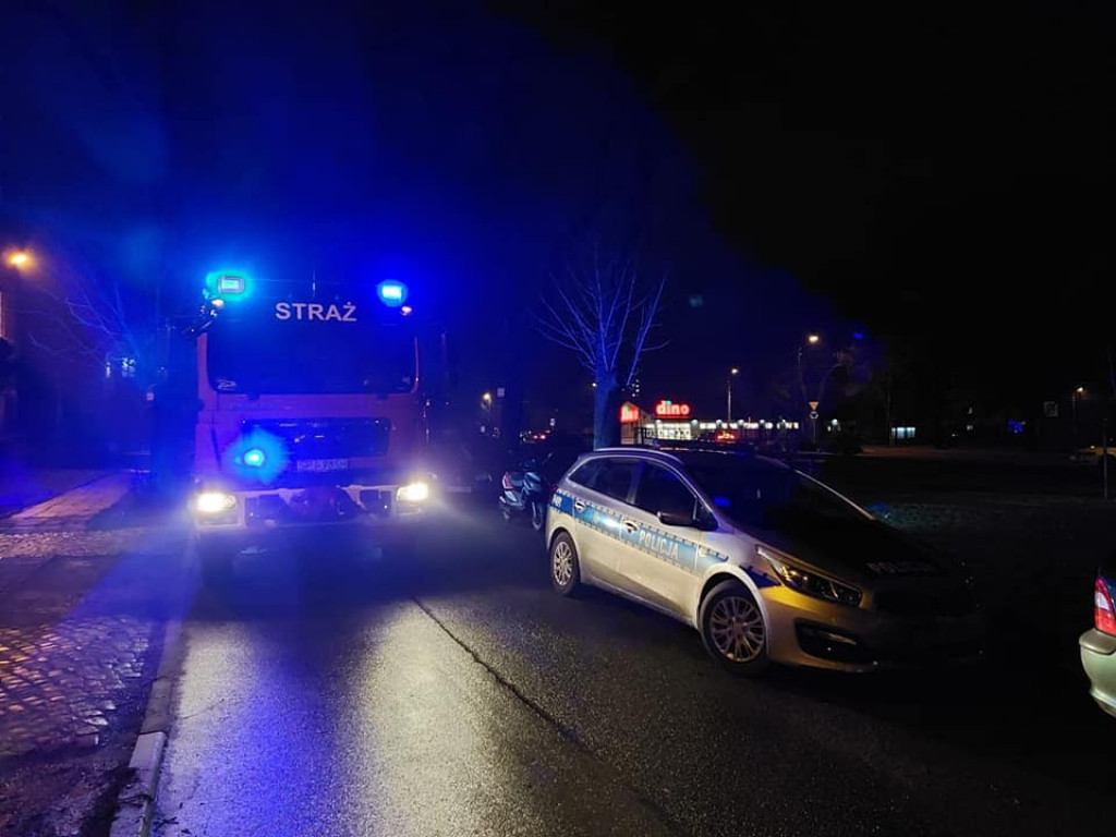 Sylwestrowy pożar samochodu