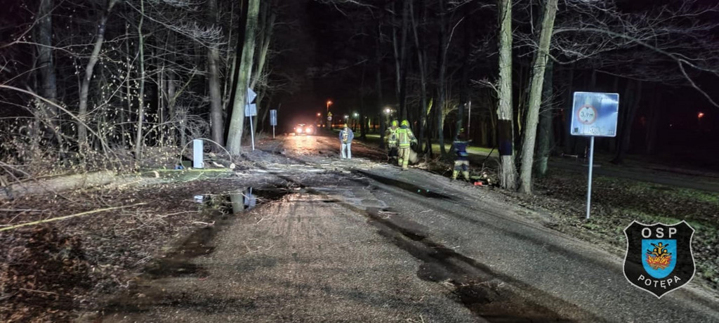 Nadia szaleje w powiecie. Interwencje straży
