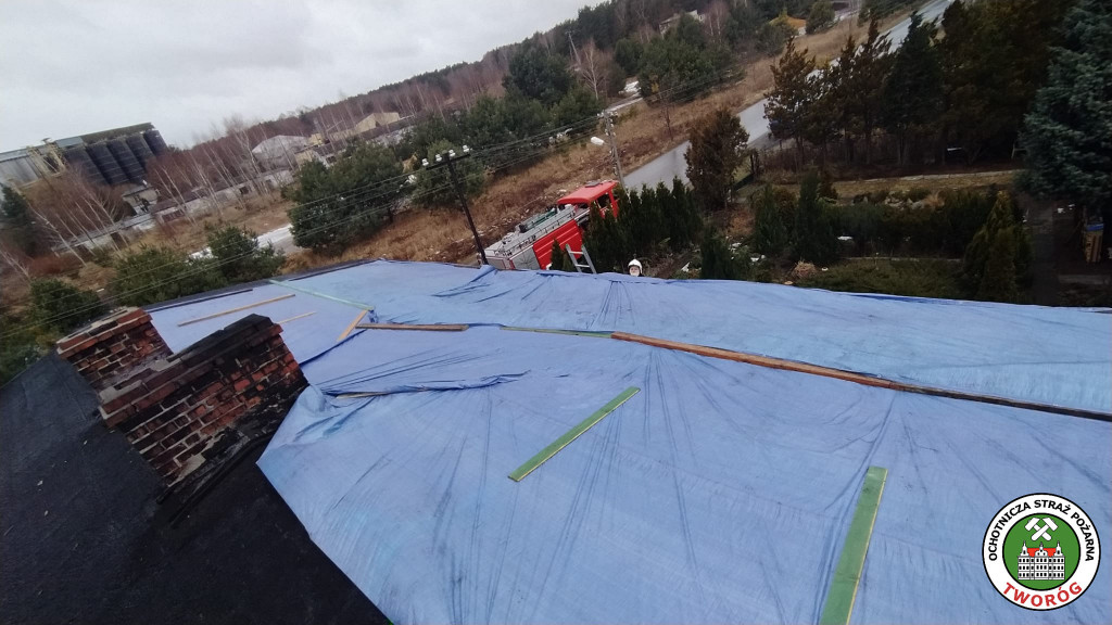 Skutki wichury w powiecie tarnogórskim