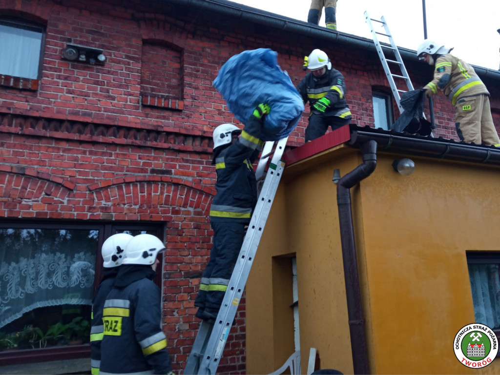 Skutki wichury w powiecie tarnogórskim