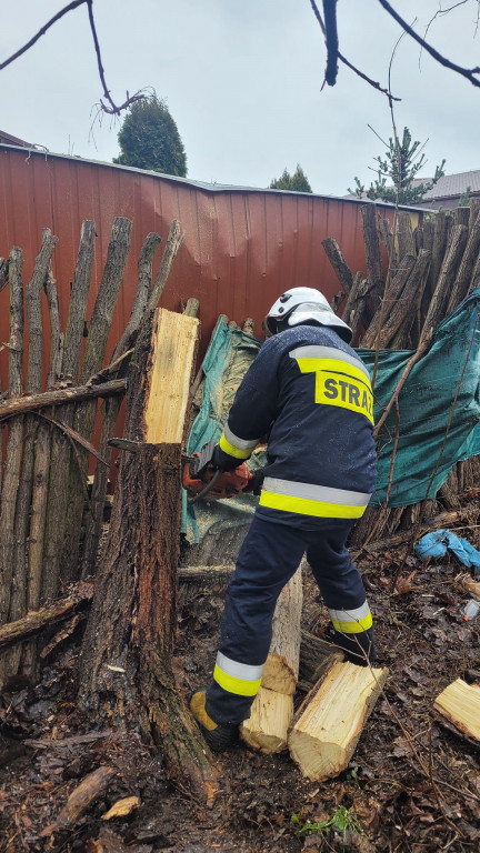 Skutki wichury w powiecie tarnogórskim