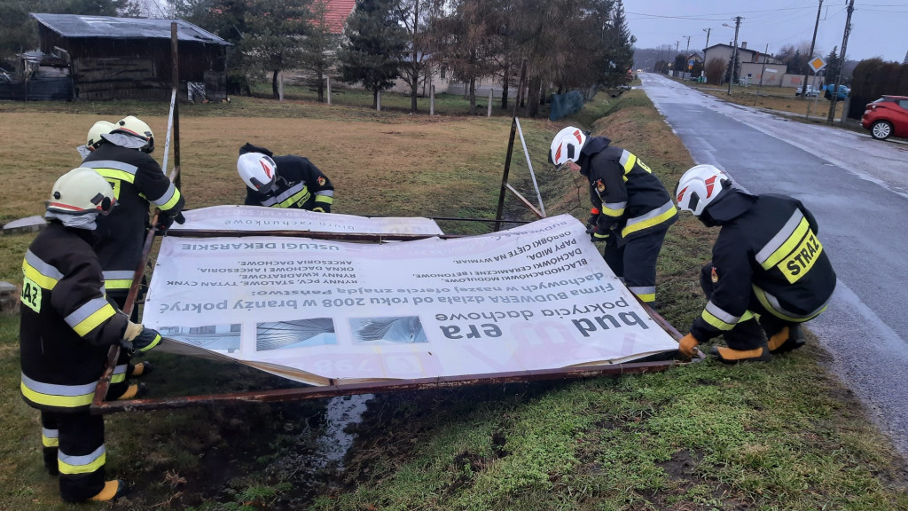 Skutki wichury w powiecie tarnogórskim