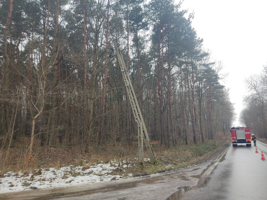 Skutki wichury w powiecie tarnogórskim