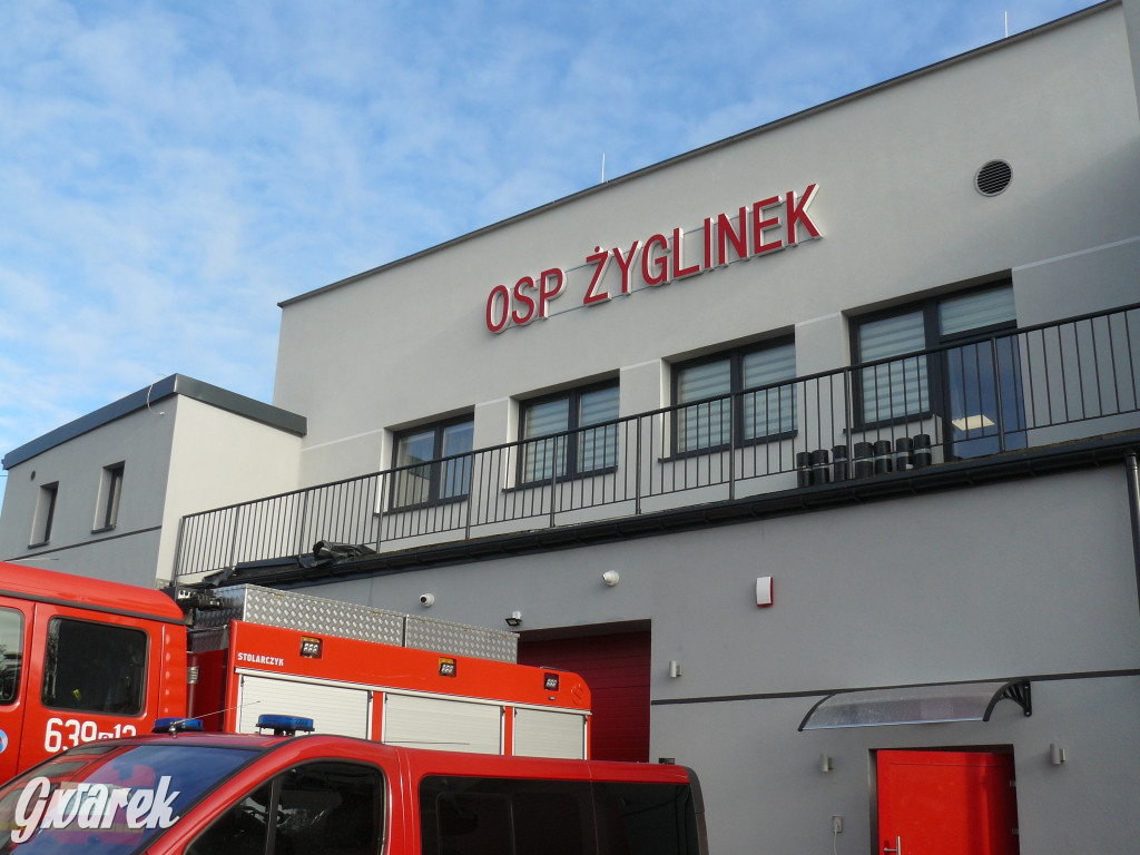 Remiza OSP Żyglinek po remoncie i rozbudowie