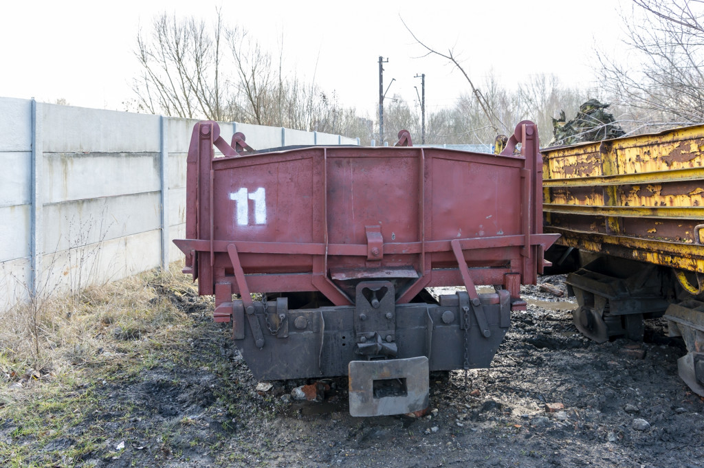 Wagony ze śląskich kopalni na wąskich torach