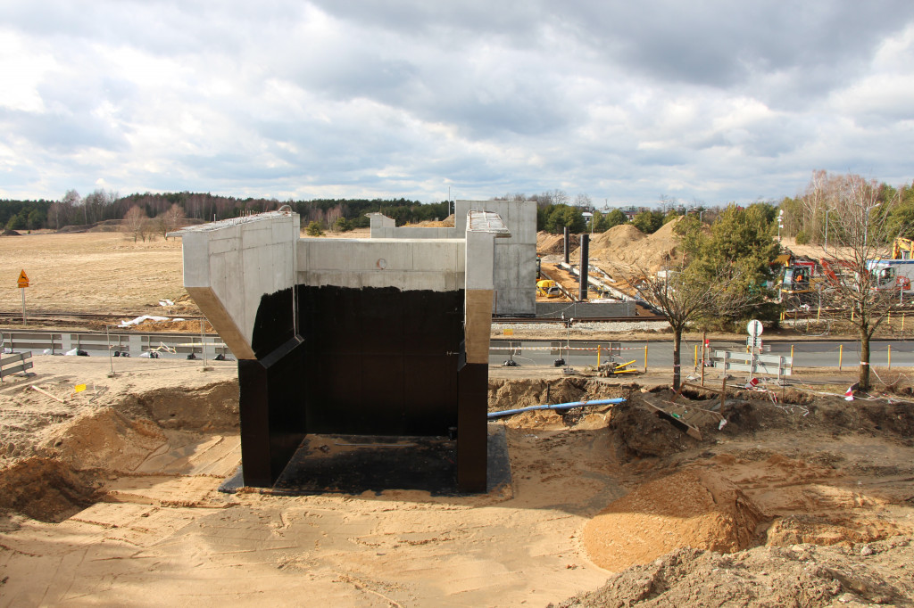 Kolej do Pyrzowic. Prace w Miasteczku Śląskim