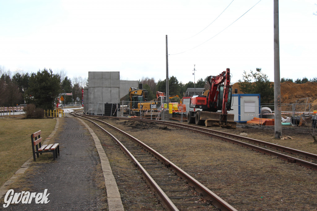 Kolej do Pyrzowic. Prace w Miasteczku Śląskim