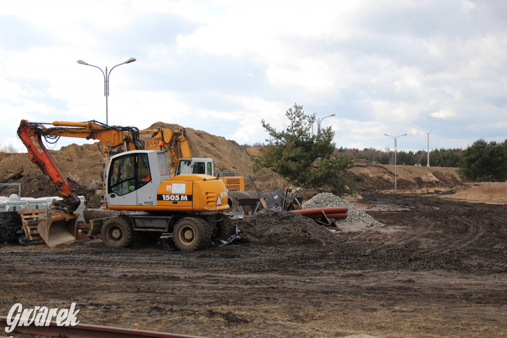 Kolej do Pyrzowic. Prace w Miasteczku Śląskim