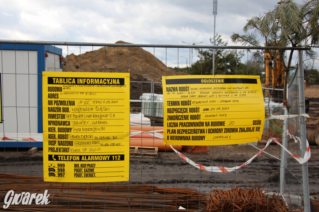 Kolej do Pyrzowic. Prace w Miasteczku Śląskim